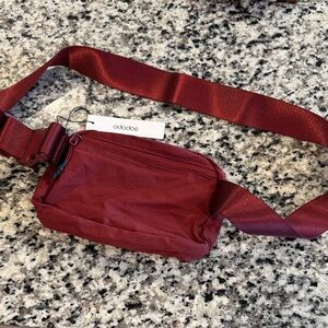 Adidas Burgundy Crossbody Bag